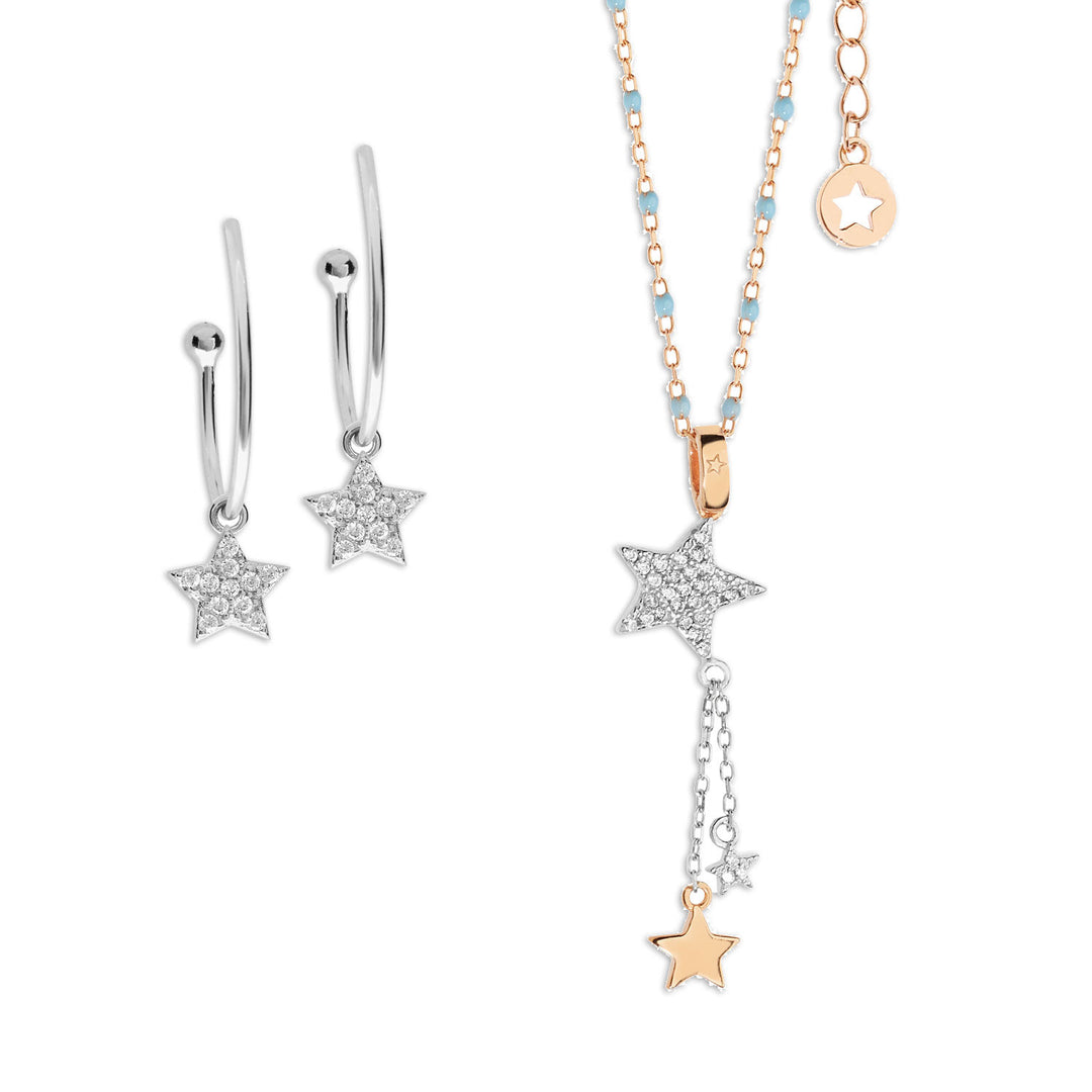Comete Collana e orecchini in Argento Cometa KIT228174