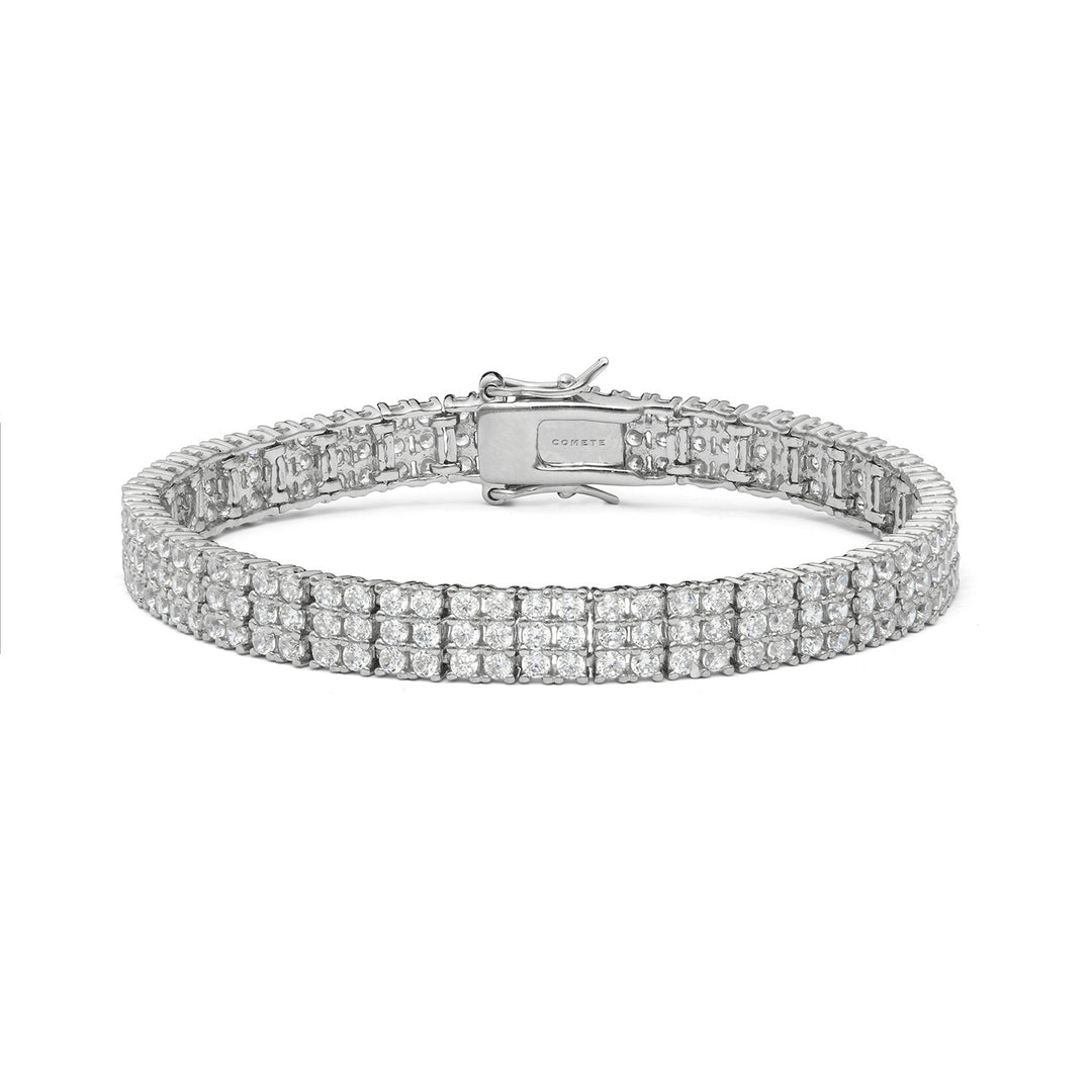 Comete Bracciale in Argento e Zirconi bianchi BRA265M18