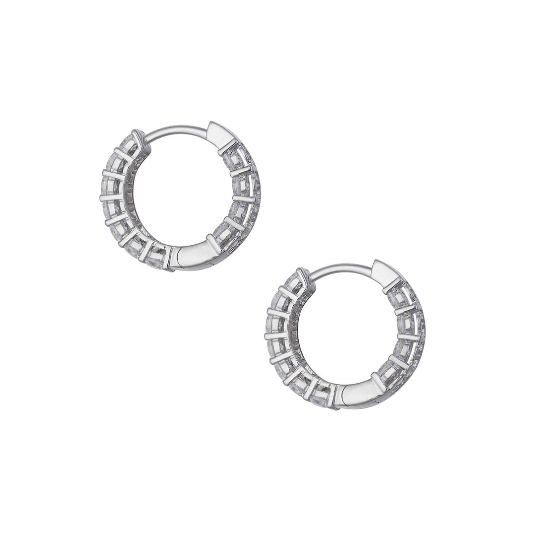 Pendientes Comete de Plata 925‰ con Circonitas Blancas ORA199