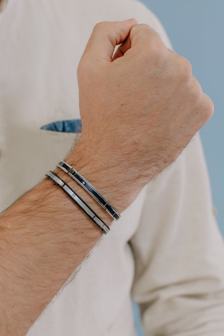 Bracelet Comete Tire en Acier avec PVD noir UBR1013