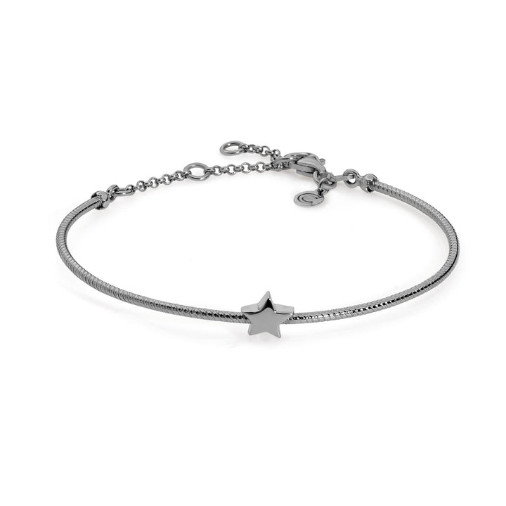 Comete Star Bracelet in Burnished Silver BRA163