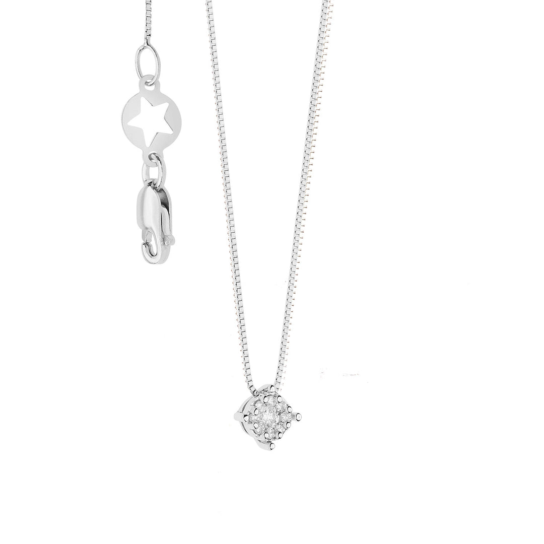 Collar Comete en Oro, Diamantes Rosa GLB1608