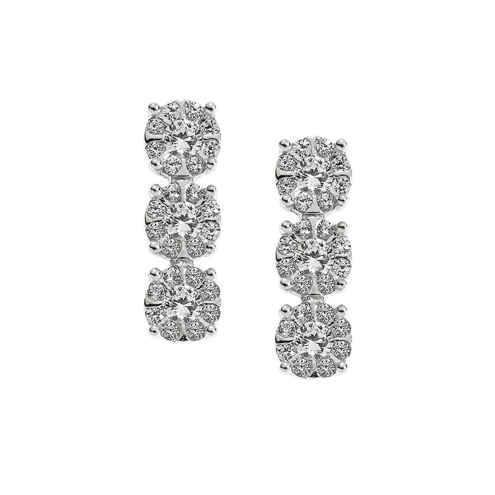 Comete Trilogy Ohrringe aus Roségold mit Diamanten ORB714