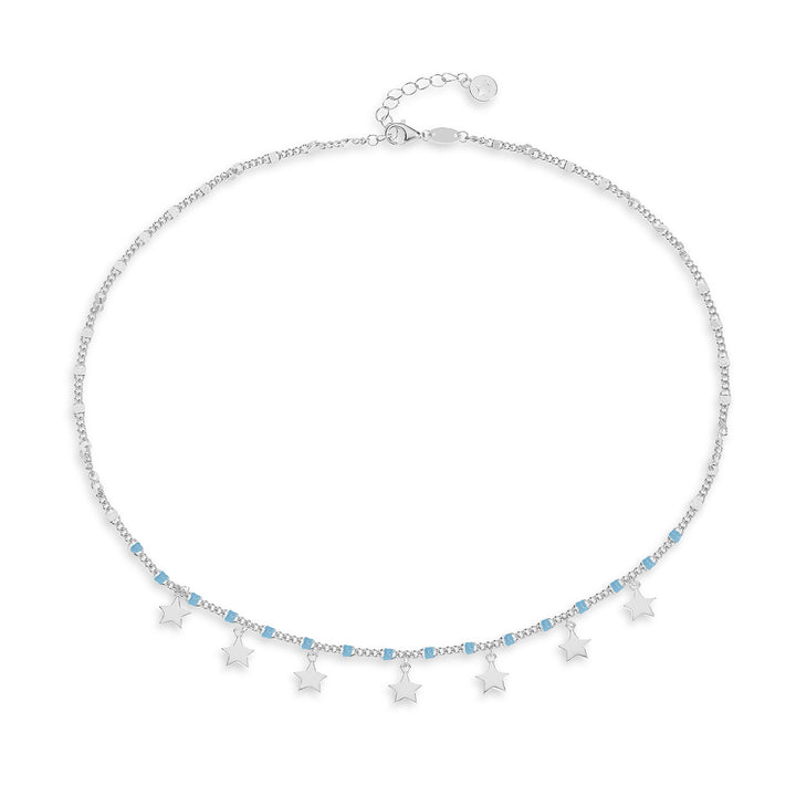 Collar Comete Estrella Plata GLA252