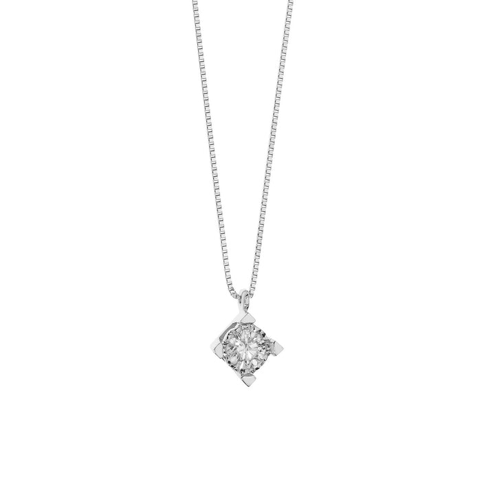 Comete Collana Punto luce diamantato in Oro e Diamante GLB1540G