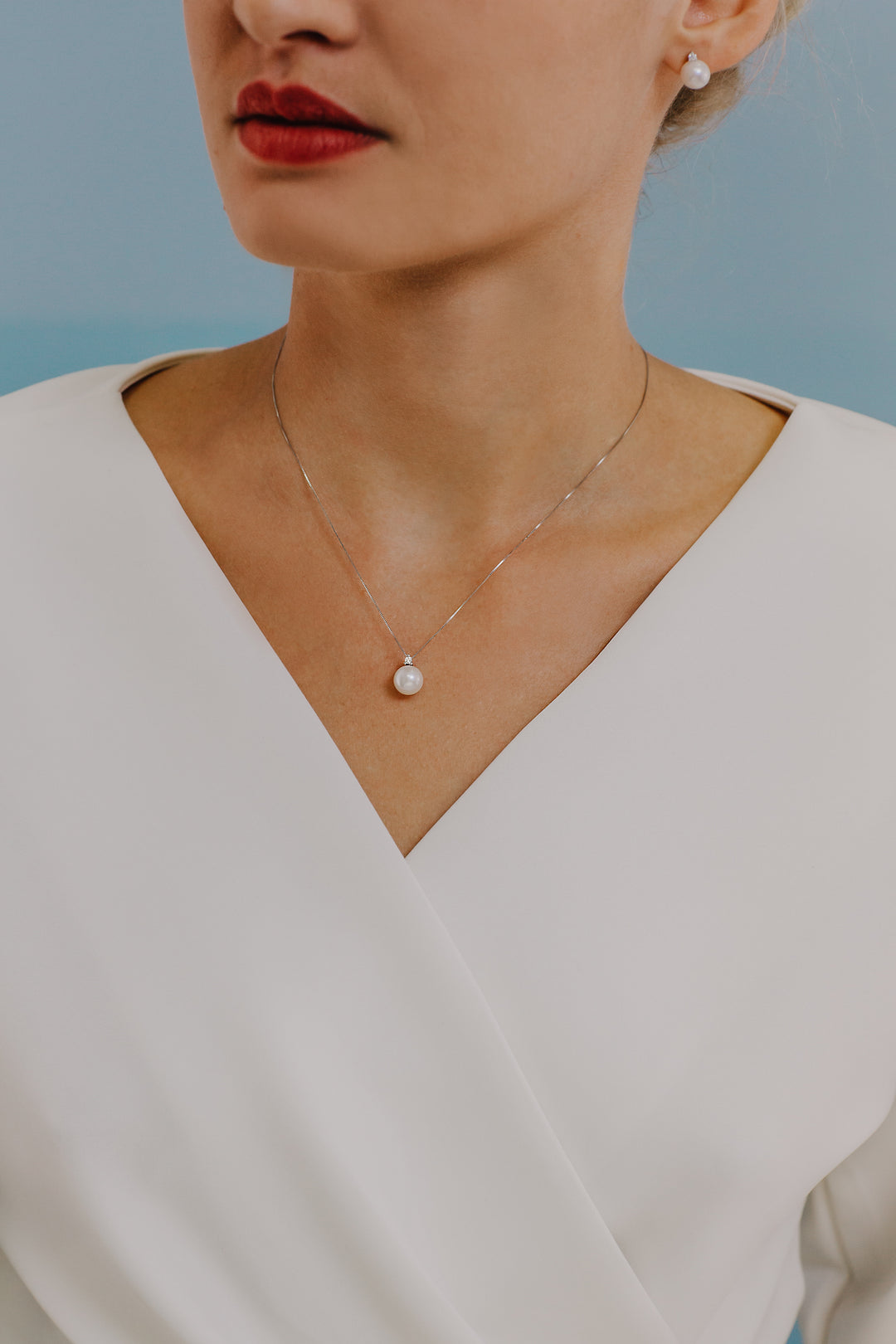 Comete Light Point Perlenkette aus Gold und Diamant GLP521
