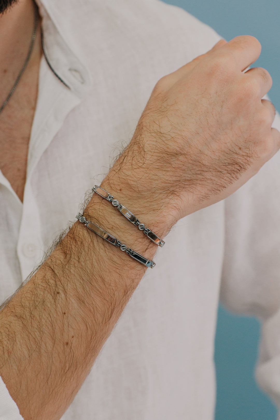 Bracelet Comete en acier pvd rosé et diamants UBR1009