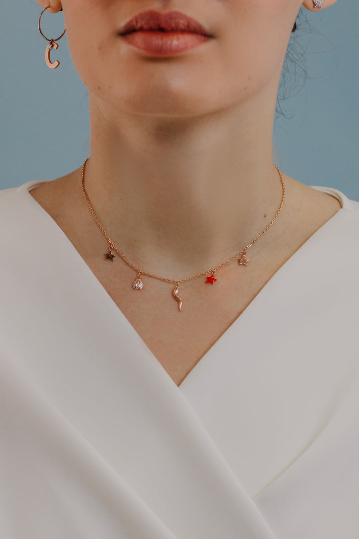 Collar Comete de Plata Cornetto GLA249
