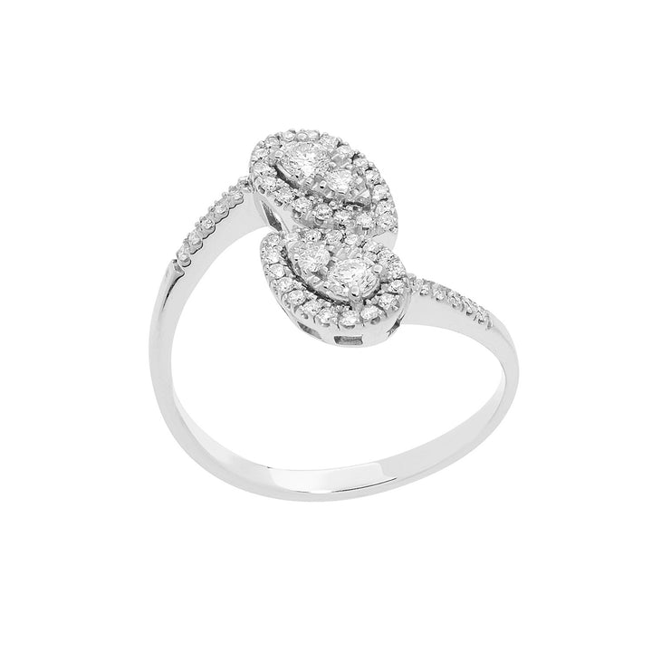 Bague Comete Contrariè en Or et Diamants ANB 2632