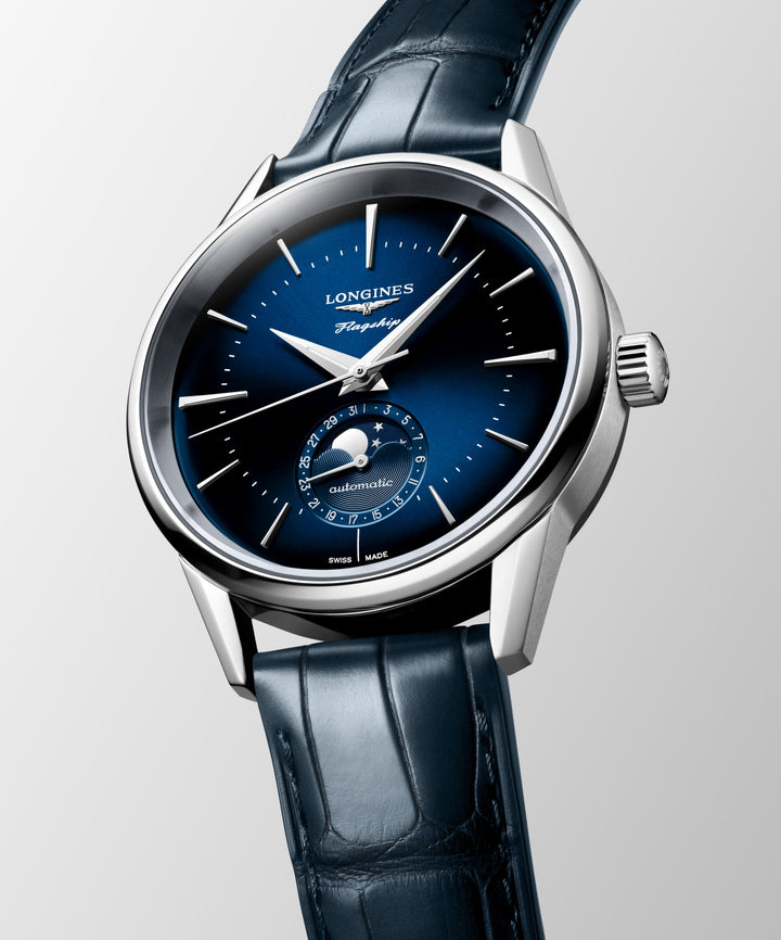 Longines orologio Flagship Heritage Moonphase 38.5 mm L4.815.4.92.2