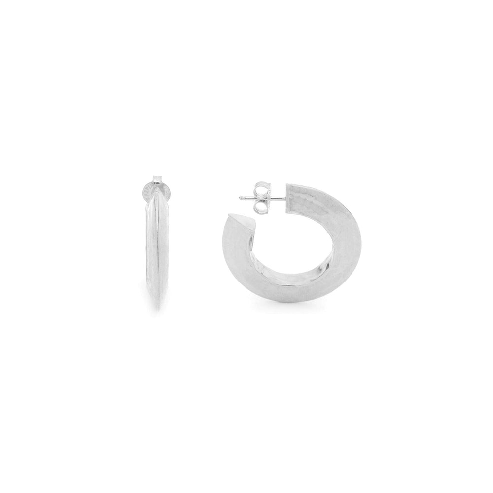 Giovanni Raspini Boucles d'oreilles créoles Blade Piccoli argent 925 11778 - Capodagli 1937