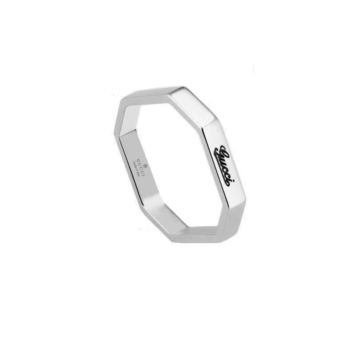 Anillo Gucci Gucci oro blanco de 18 quilates talla 22 201946 J8500 9000