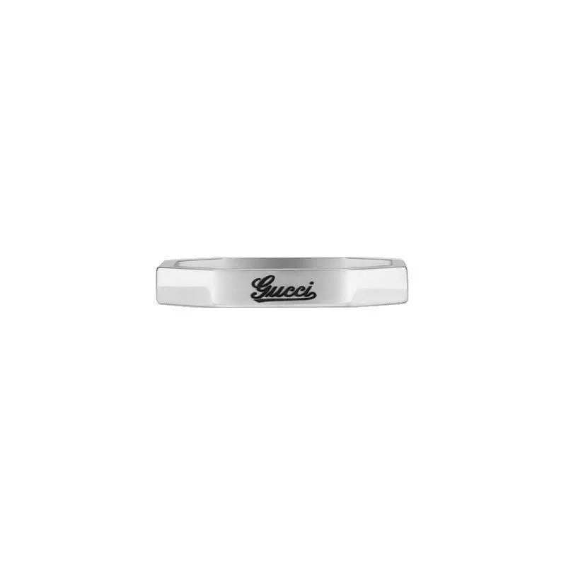 Anillo Gucci en oro blanco de 18 quilates talla 20 201946 J8500 9000