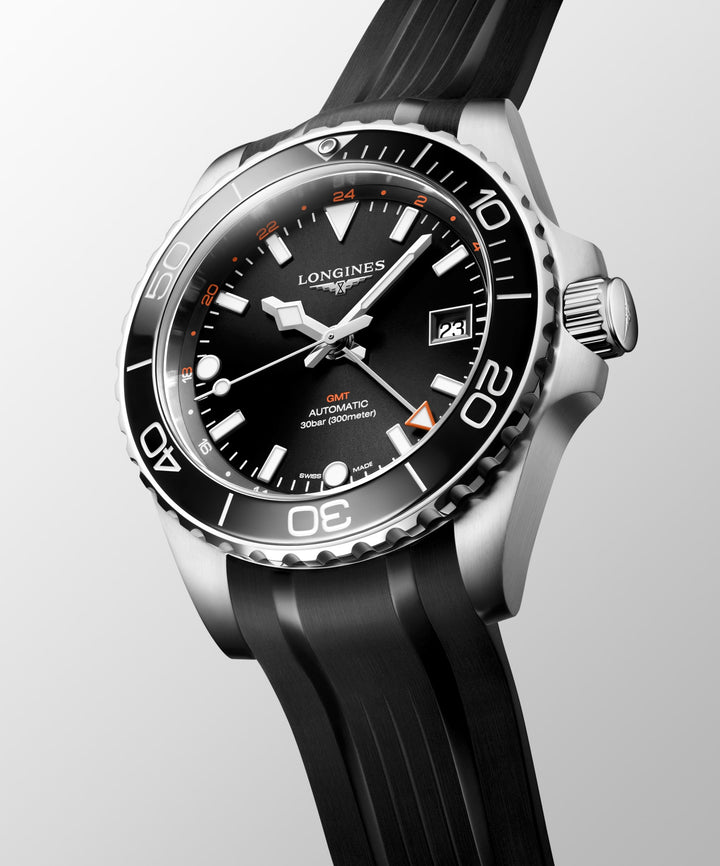 Longines orologio Hydroconquest Gmt 41 mm L3.790.4.56.9