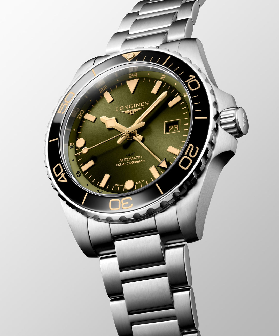 Longines orologio Hydroconquest Gmt 43 mm L3.890.4.06.6