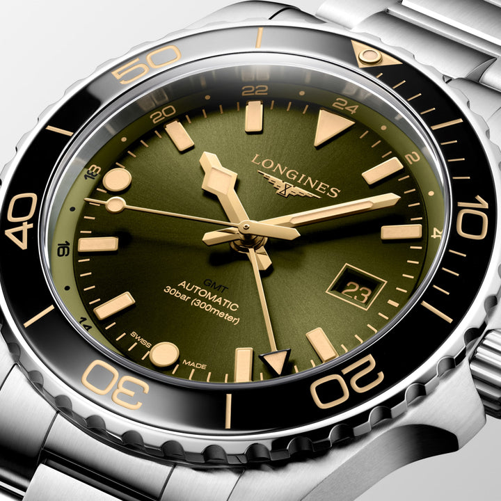 Longines orologio Hydroconquest Gmt 43 mm L3.890.4.06.6
