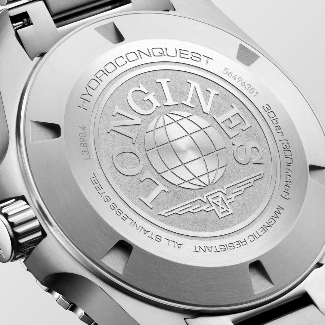 Longines orologio Hydroconquest Gmt 43 mm L3.890.4.56.6