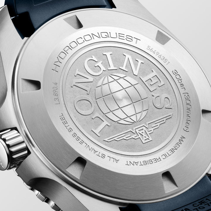 Longines orologio Hydroconquest Gmt 43 mm L3.890.4.96.9