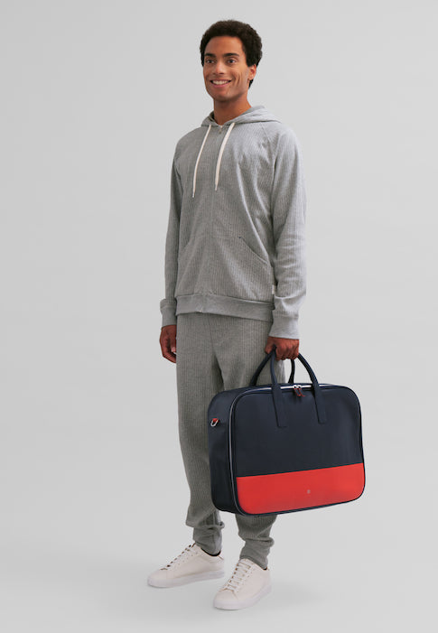 DUDU Maleta de Viaje para Hombre Mujer en Piel de Alta Calidad, Mochila de Viaje 33L, Equipaje de Mano, Bandolera con Cremallera