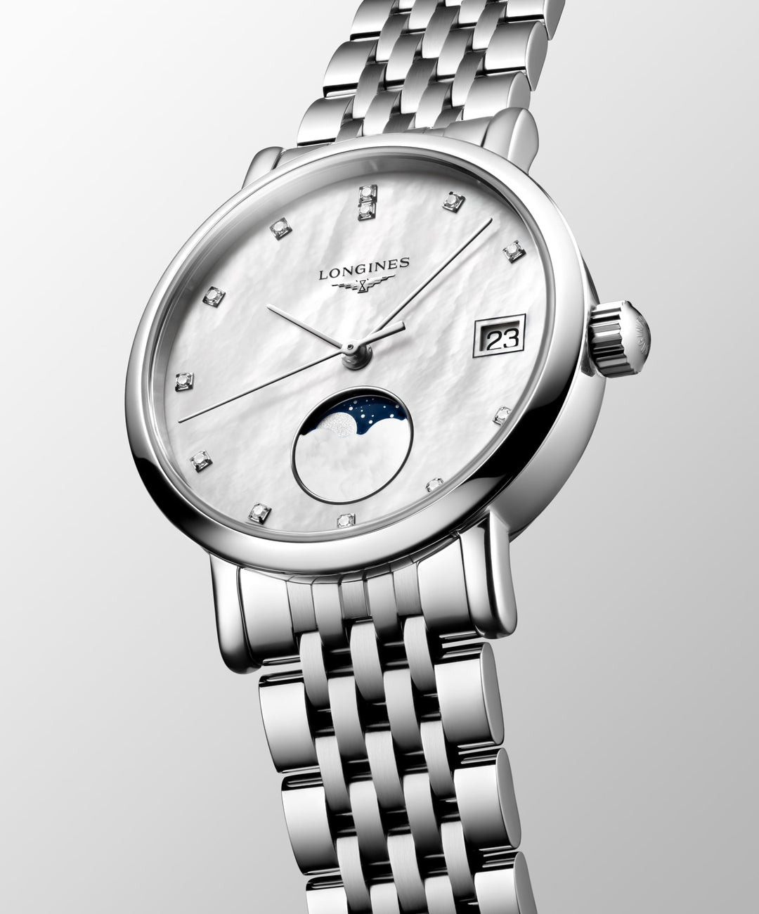 Longines orologio Longines Elegant Collection Moonphase 30 mm L4.330.4.87.6