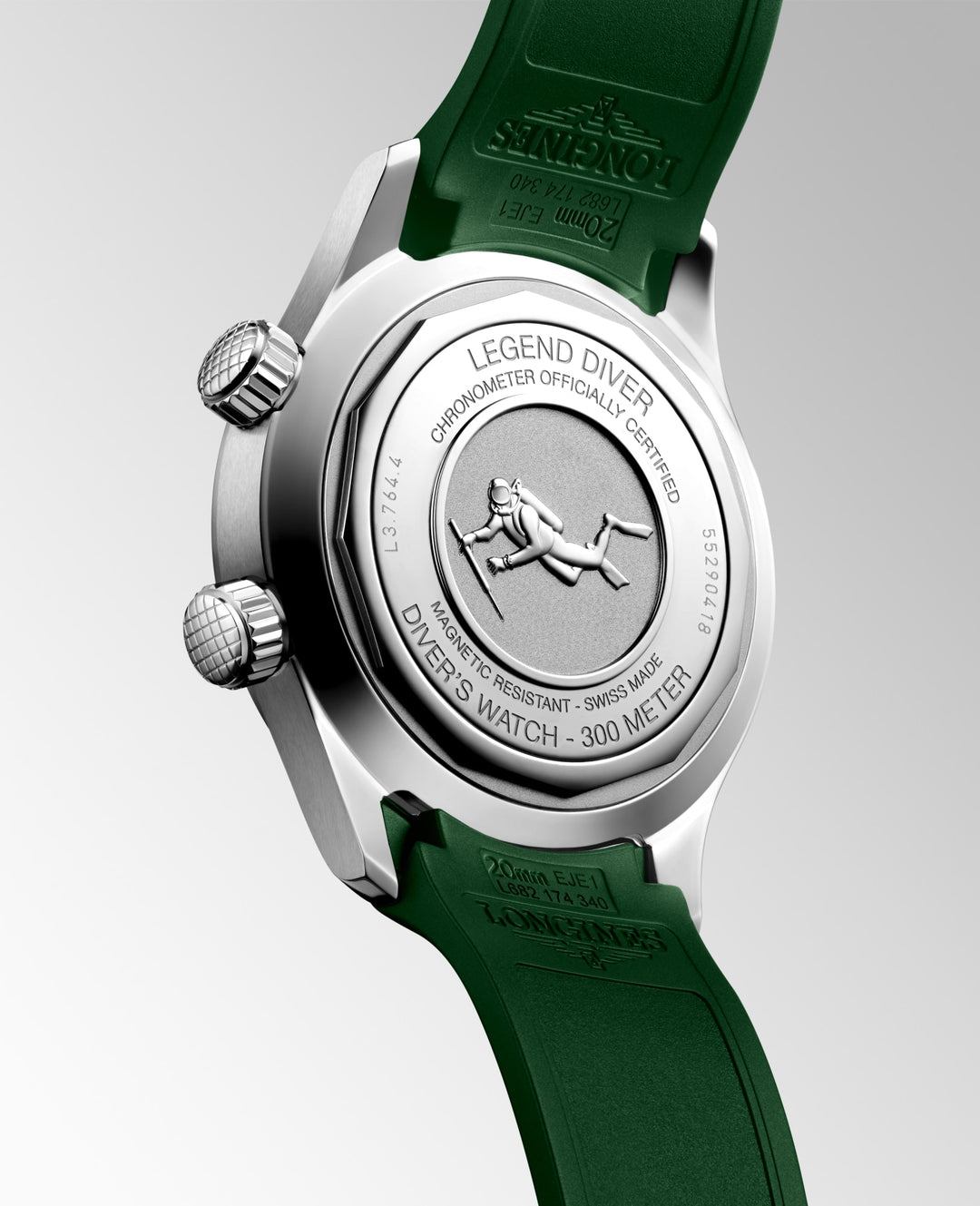 Longines orologio Longines Legend Diver 39 mm L3.764.4.06.9
