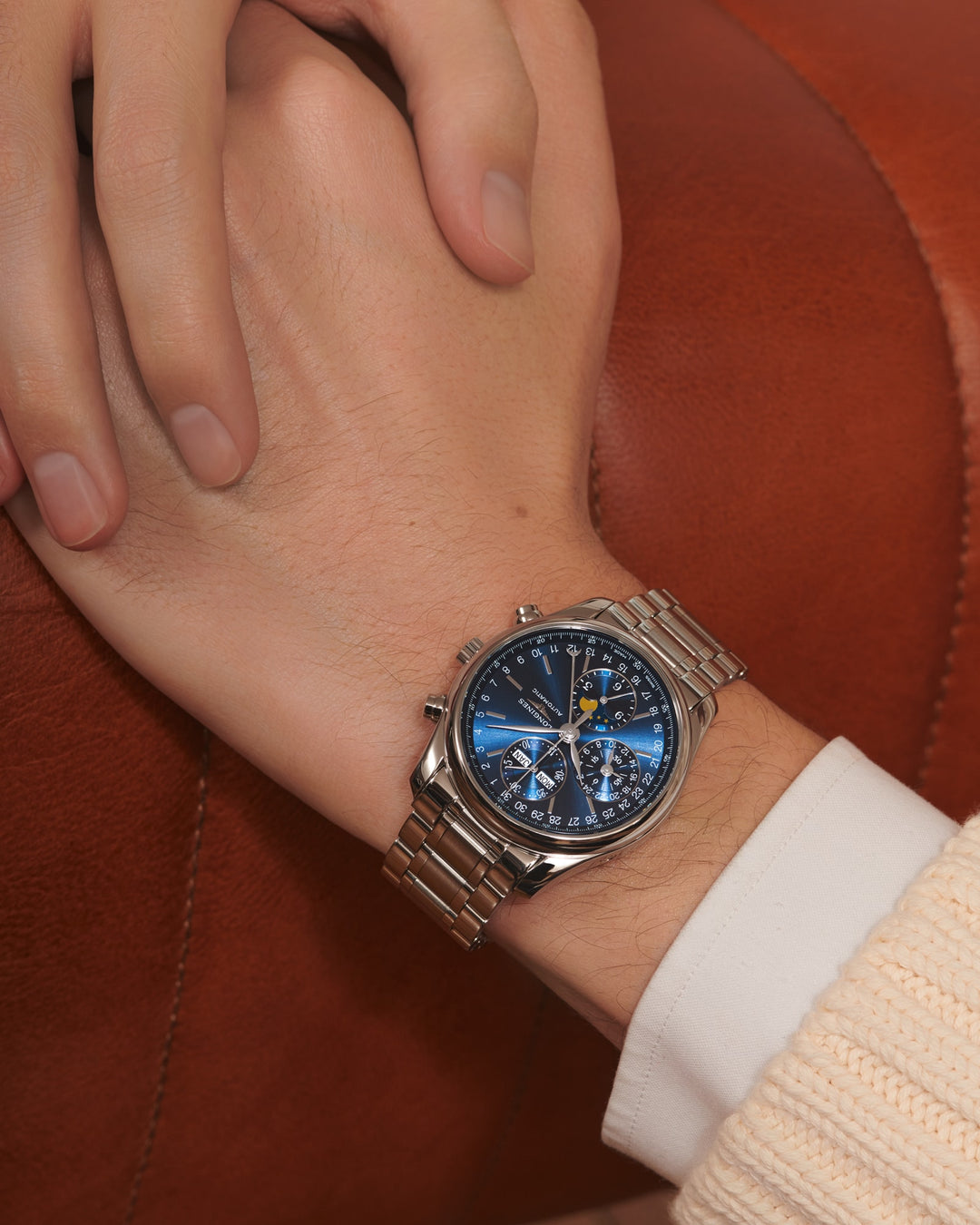 Longines orologio The Longines Master Collection Chrono Moonphase 40 mm L2.673.4.92.6