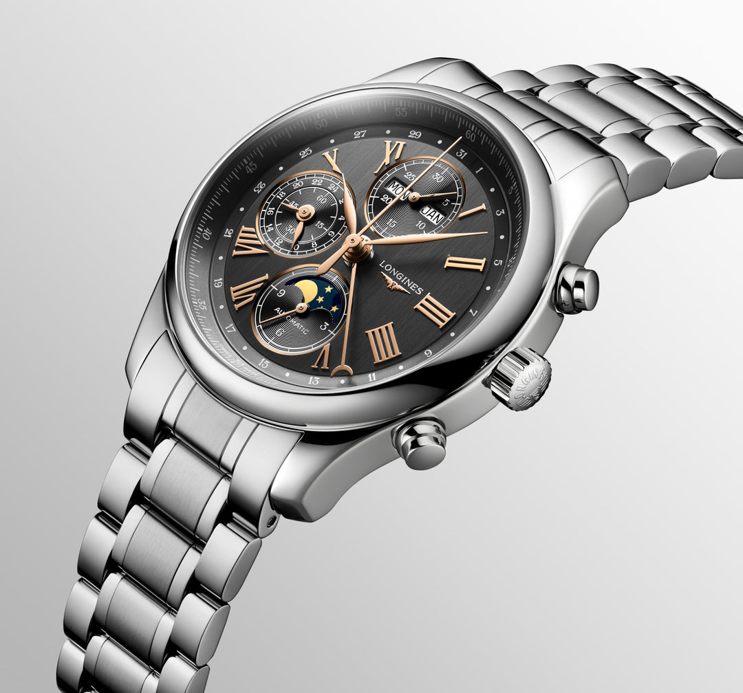 Longines orologio The Longines Master Collection Chrono Moonphase 42 mm L2.773.4.61.6