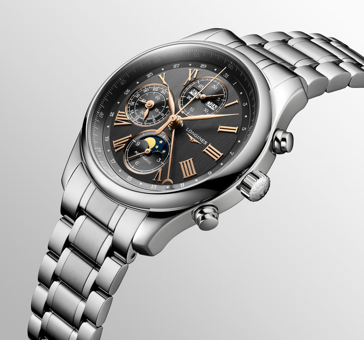 Longines orologio The Longines Master Collection Chrono Moonphase 42 mm L2.773.4.61.6