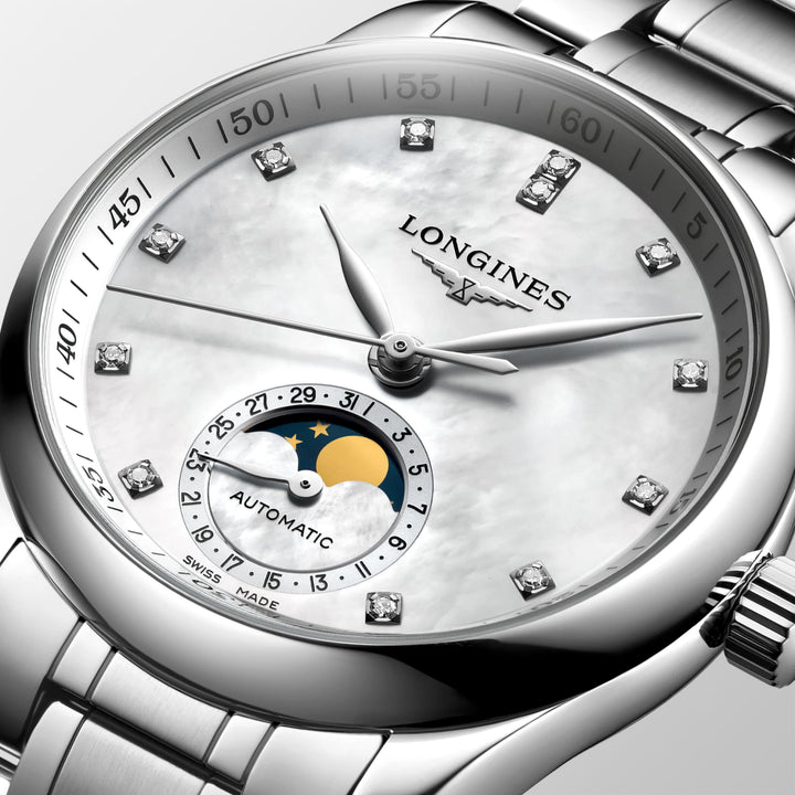 Longines orologio The Longines Master Collection Moonphase 34 mm L2.409.4.87.6
