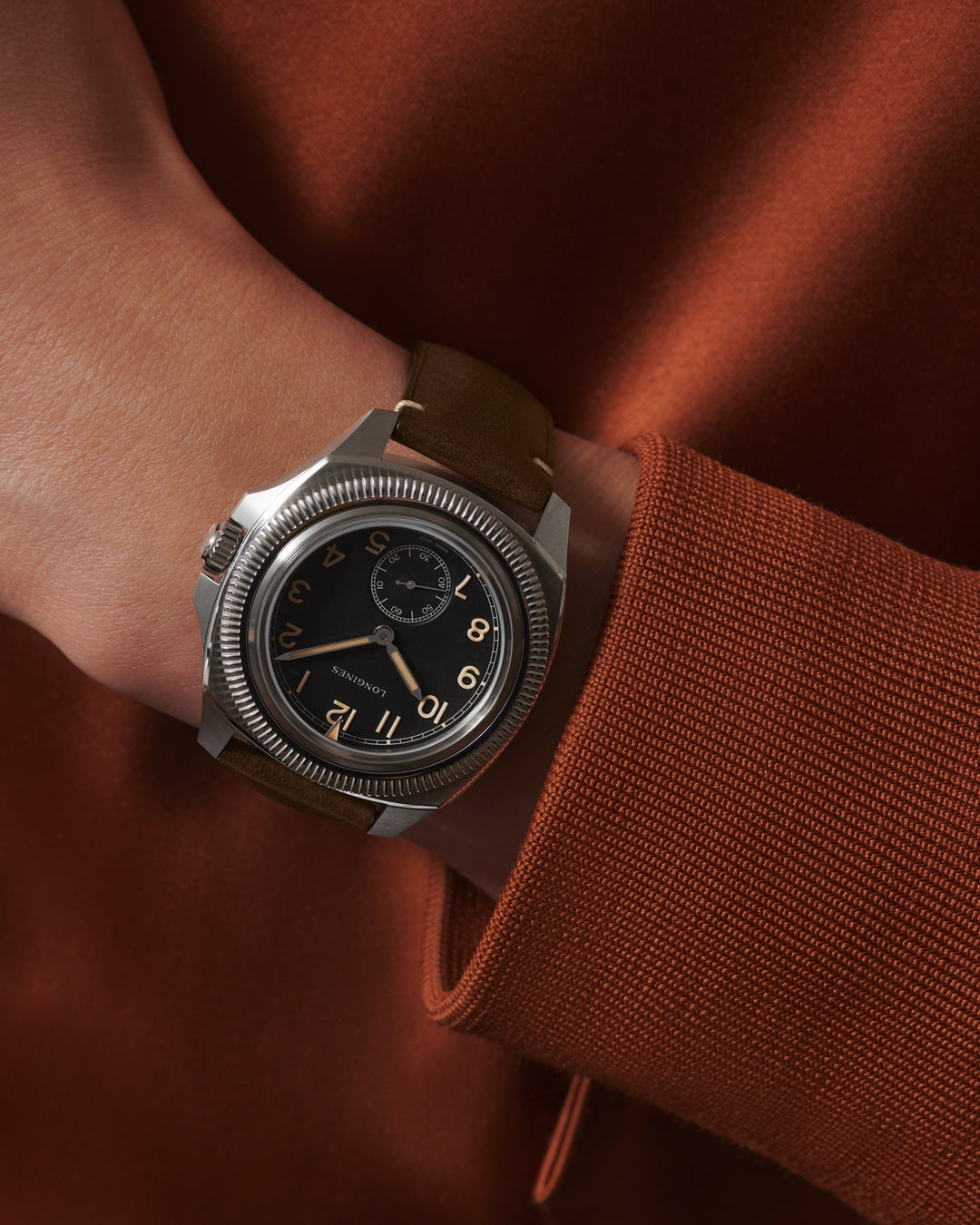 Longines orologio Longines Pilot Majetek 43 mm L2.838.4.53.0
