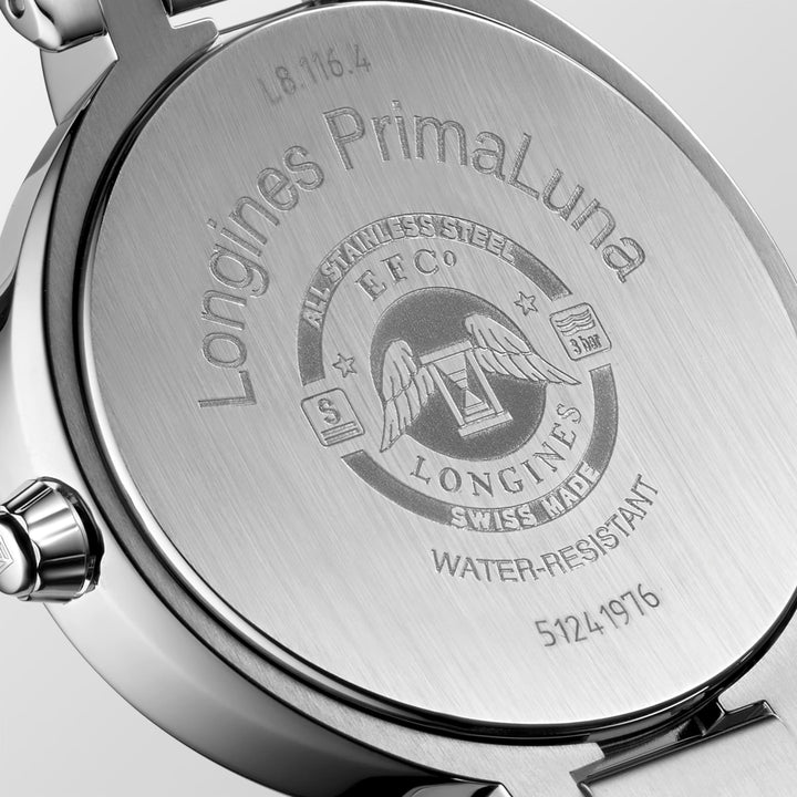 Longines orologio Longines Primaluna Moonphase 34 mm L8.116.4.87.6