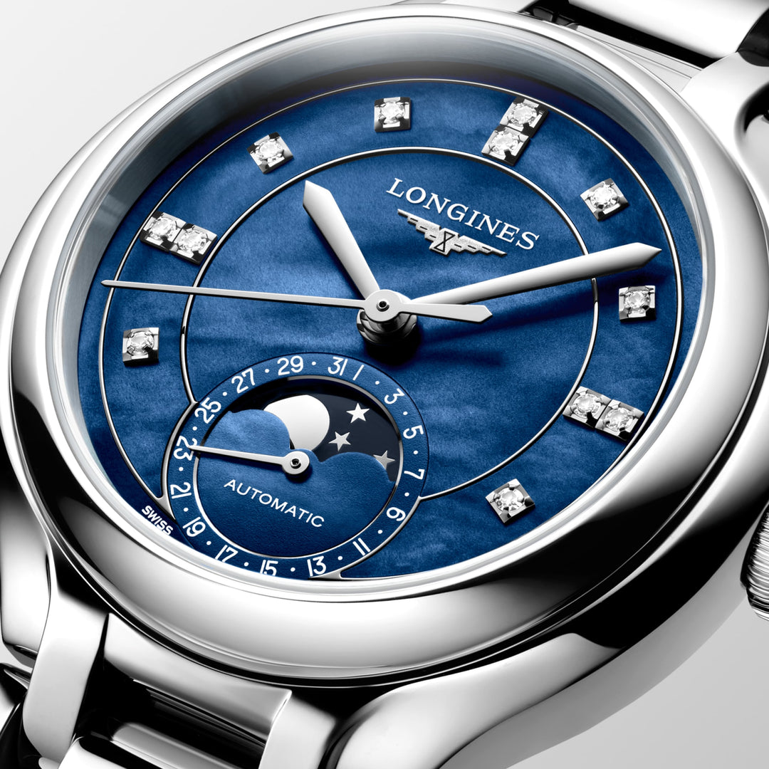 Longines orologio Longines Primaluna Moonphase 34 mm L8.126.4.97.6