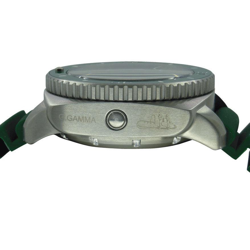 MEC orologio Gruppo Gamma 1000mt A.N.A.I.M. 46mm verde automatico acciaio GAMMA 1000-V - Capodagli 1937