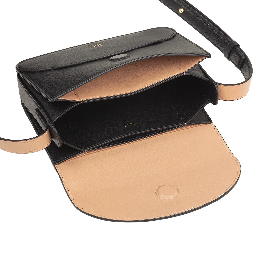 DUDU Mini Borsa a Tracolla Donna in Pelle - Borsa Donna Piccola Elegante Crossbody con Tracolla Regolabile, Compatta, Envelope