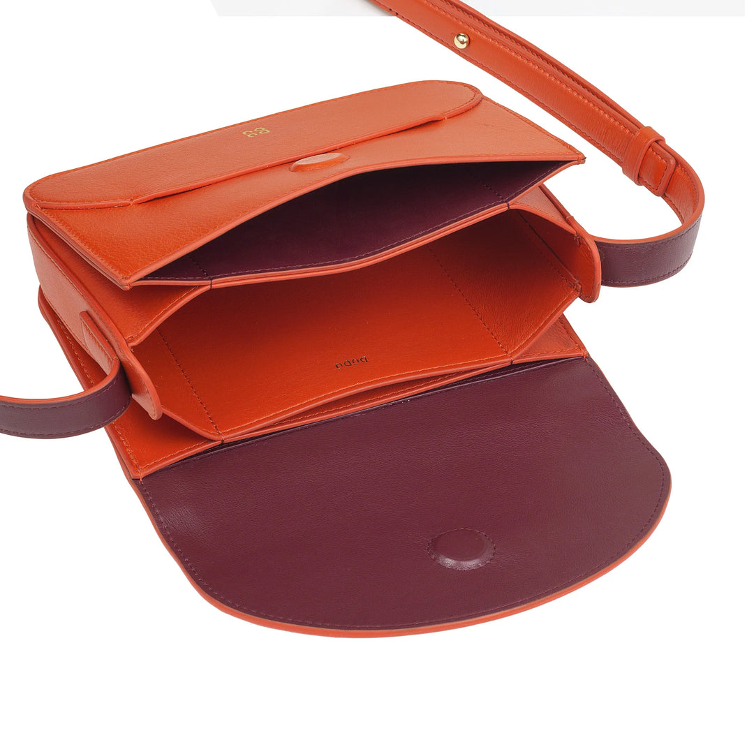 DUDU Mini Borsa a Tracolla Donna in Pelle - Borsa Donna Piccola Elegante Crossbody con Tracolla Regolabile, Compatta, Envelope