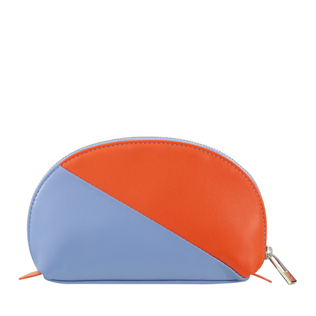 DUDU Mini pochette pour sac en cuir, trousse de maquillage de voyage, petite trousse à cosmétiques avec fermeture éclair pour sac à main, design coloré
