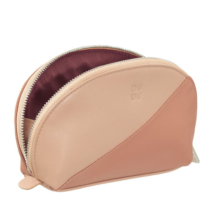 DUDU Mini Clutch Bag for Leather Bag, Travel Makeup Case, Small Cosmetic Bag with Zipper for Purse, Colorful Design