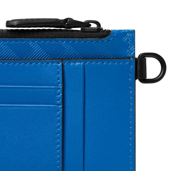 Montblanc porta carte a 8 scomparti tasca con cerniera Extreme 3.0 Atlantic Blue 130240 - Capodagli 1937