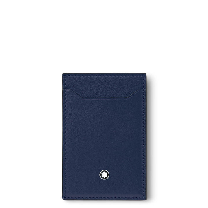 Montblanc porta carte di credito 3CC Ink Blue 131697 - Capodagli 1937