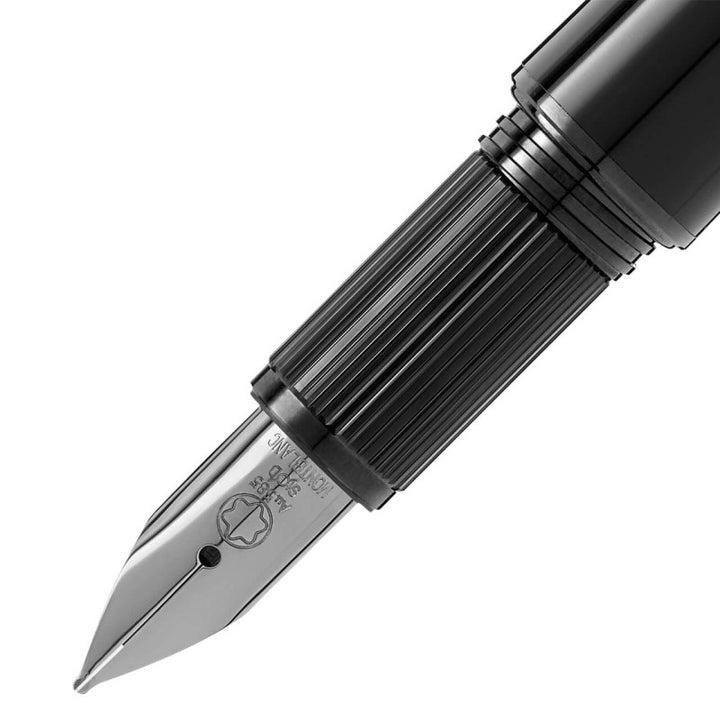 Stylo plume Montblanc StarWalker NoirCosmos Doué pointe M 129287