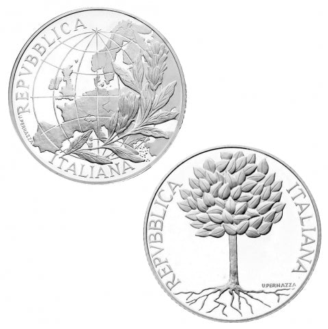 Pièces en argent 5 € 10 € L&