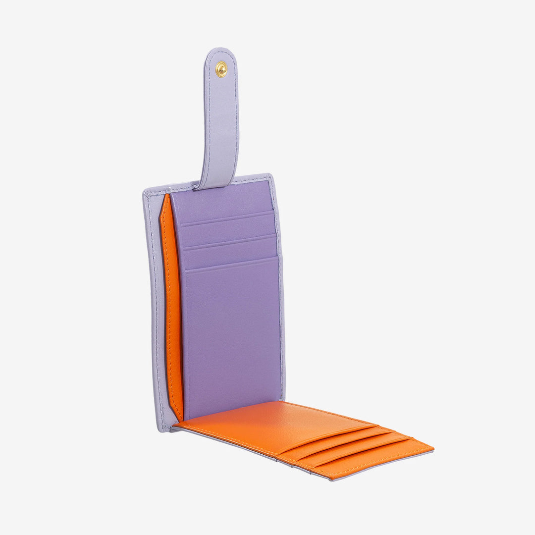 DUDU Slim Porte-cartes de crédit en cuir multicolore pour homme et femme avec 9 emplacements et fermeture de sécurité