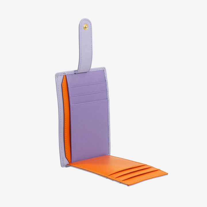 DUDU Slim Porte-cartes de crédit en cuir multicolore pour homme et femme avec 9 emplacements et fermeture de sécurité