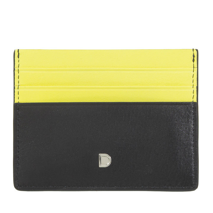 DUDU Credit Card Holder for Men and Women in Leather - Slim Thin Card Holder with a Modern and Geometric Design, Compact and Elegant