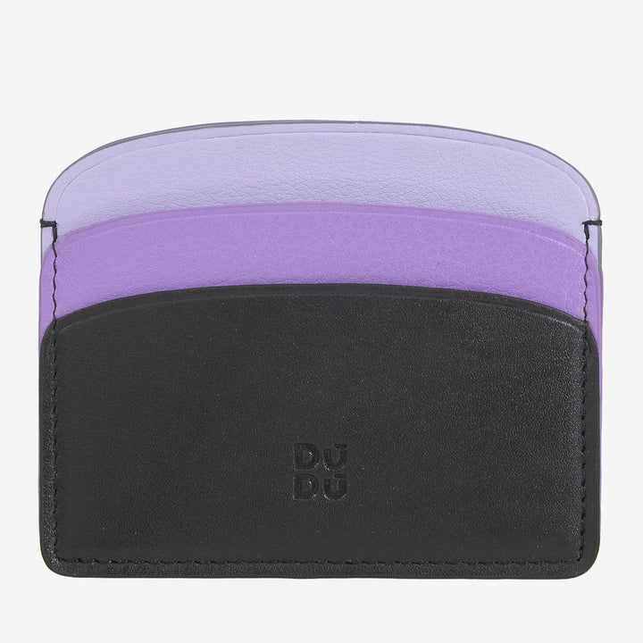 DUDU Dünner Kreditkartenhalter aus weichem Leder, Kartenhalter, Dokumentenhalter, Taschenplatte, schlankes Design, bunt
