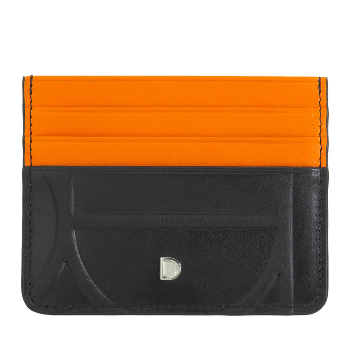 DUDU Printed Leather Credit Card Holder, Compact and Pocket-sized Slim Card Holder - Lightweight, Elegant and Functional, Perfect for Pocket or Bag