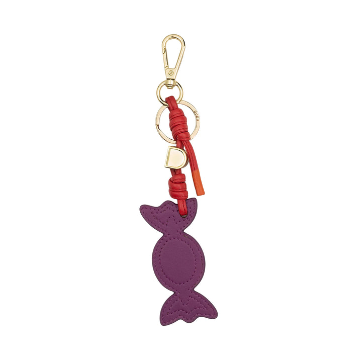 DUDU Llavero de Piel Candy con Mosquetón - Charm Llavero de Piel para Llaves, Bolso o Mochila, Accesorio Original y Colorido