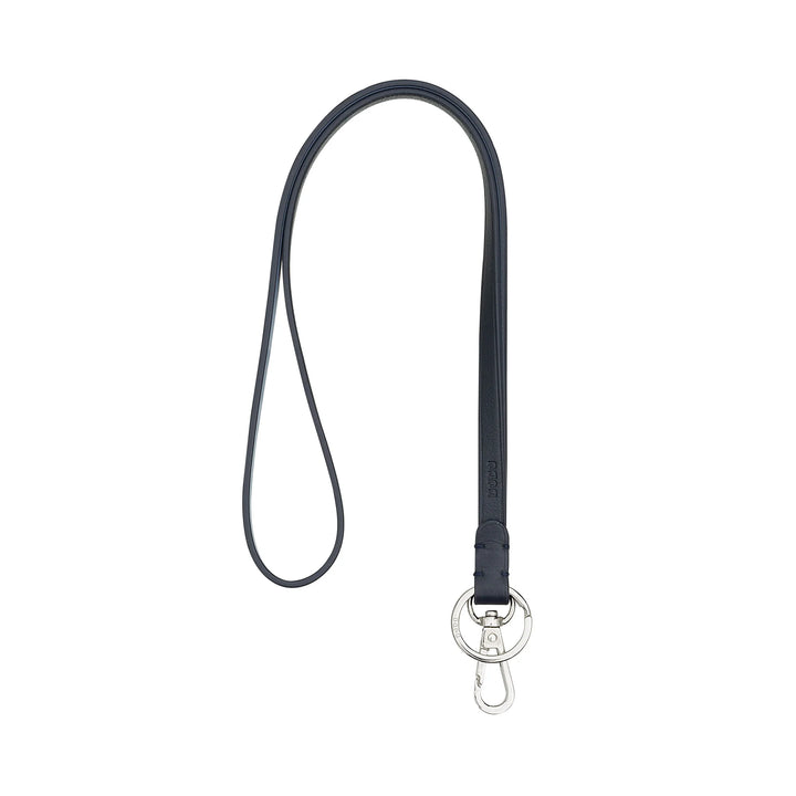 DUDU Lanyard Neck Strap avec anneau et mousqueton en métal en cuir véritable, lanière pour clés, porte-badge, voiture, porte-clés