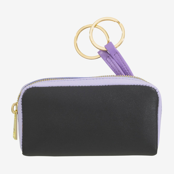 Farbenfroher Unisex-Schlüsselanhänger aus echtem Kalbsleder von DUDU