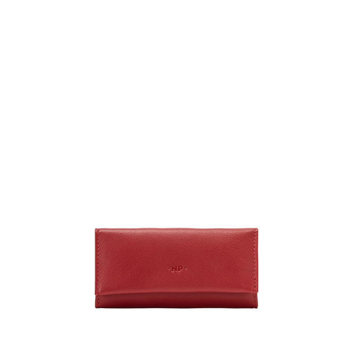 Nuvola Pelle Portachiavi Uomo Donna in Vera Pelle Nappa con 6 Ganci Design Astuccio Classico